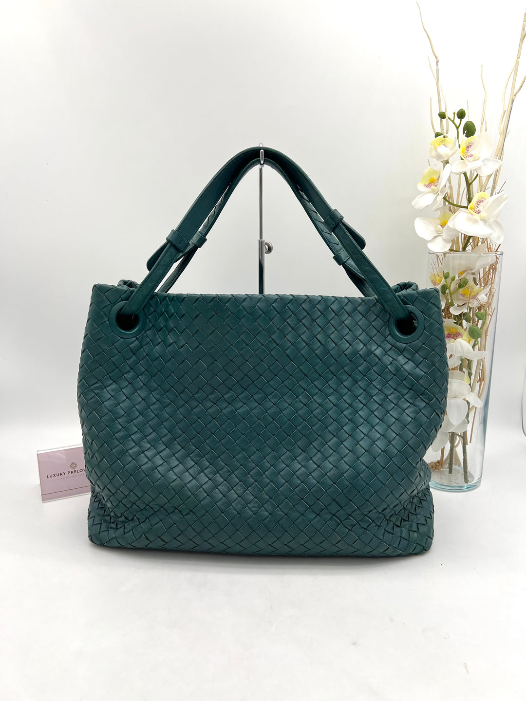 BOTTEGA VENETA INTRECCIATO WOVEN NAPPY SHOULDER BAH