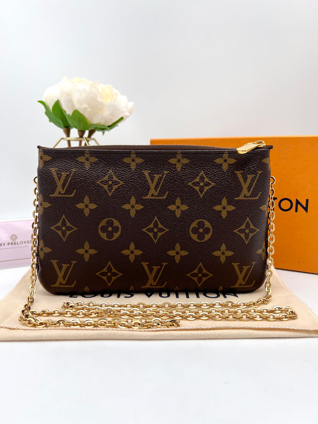 LOUIS VUITTON DOUBLE ZIP POCHETTE ( VIVIEN HOT AIR BALLOON )