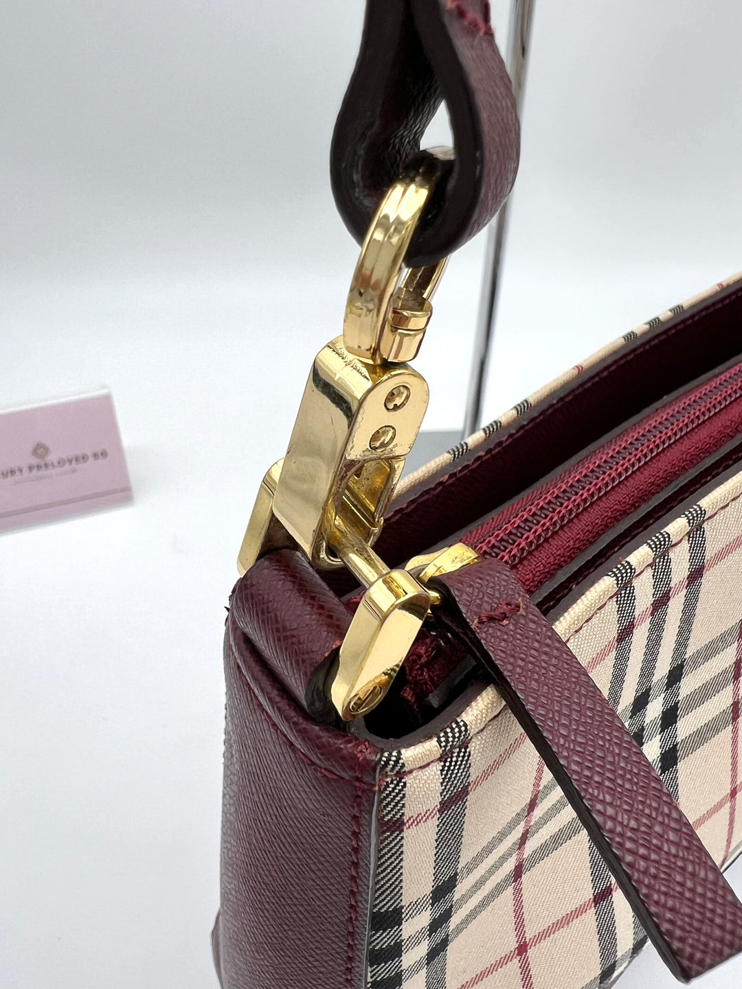BURBERRY LONDON SHOULDER BAG PVC