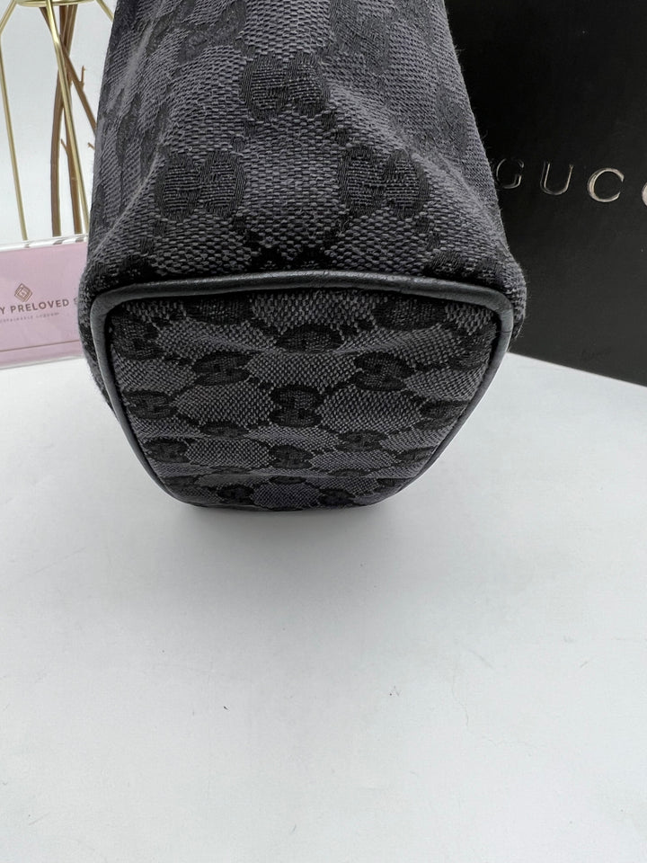 GUCCI GG CANVAS HOBO SMALL BAG