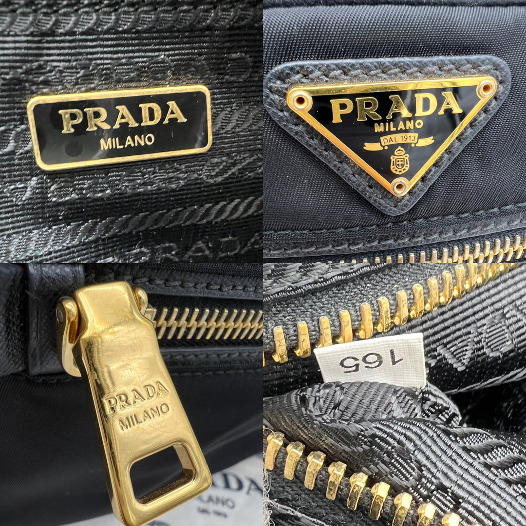 PRADA NYLON AND SAFFIANO CAMERA BAG
