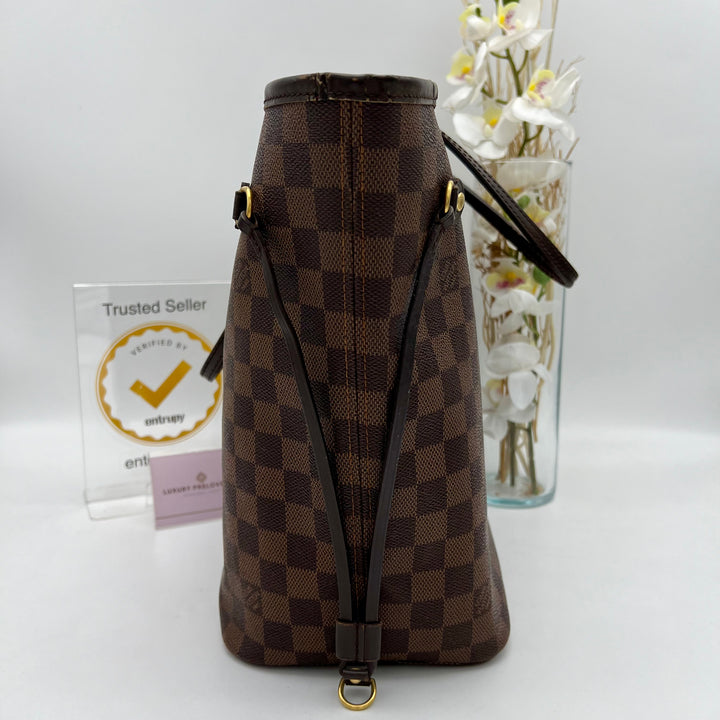 LOUIS VUITTON NEVERFULL MM DAMIER EBENE