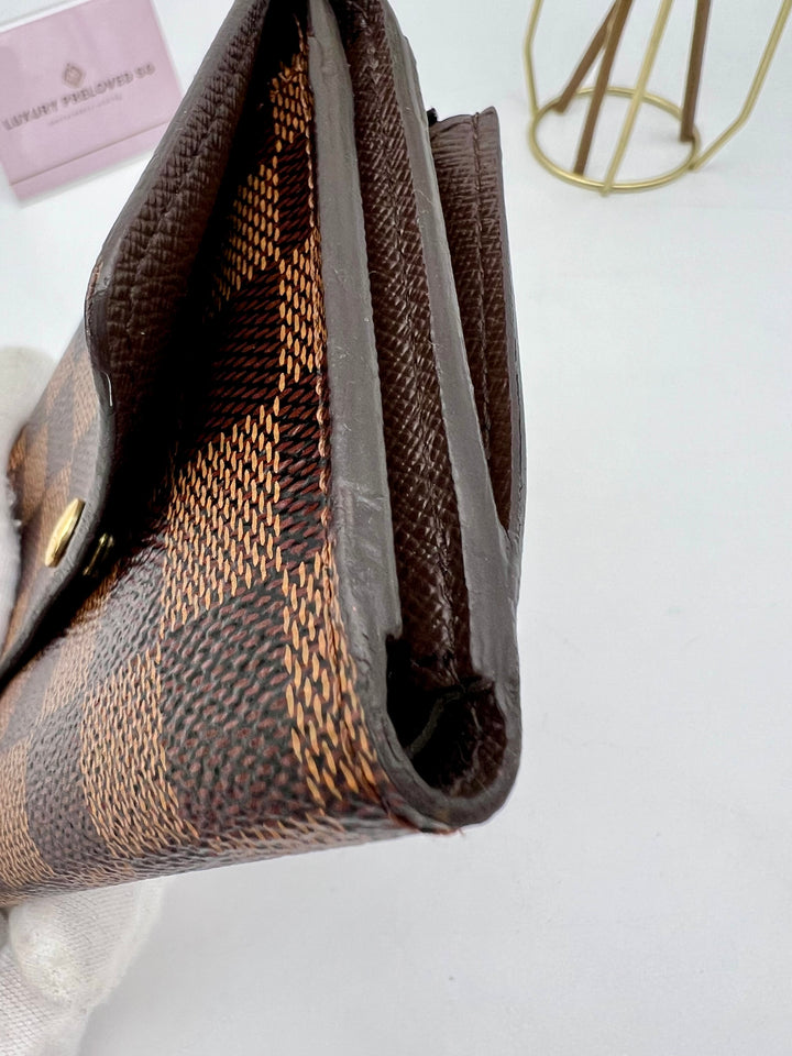 LOUIS VUITTON DAMIER TRI FOLD COMPACT