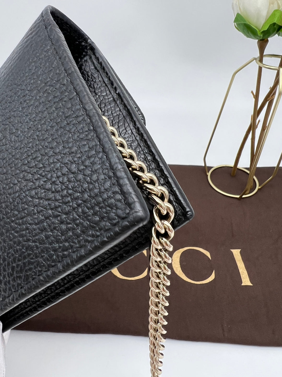 GUCCI CALFSKIN INTERLOCKING WOC