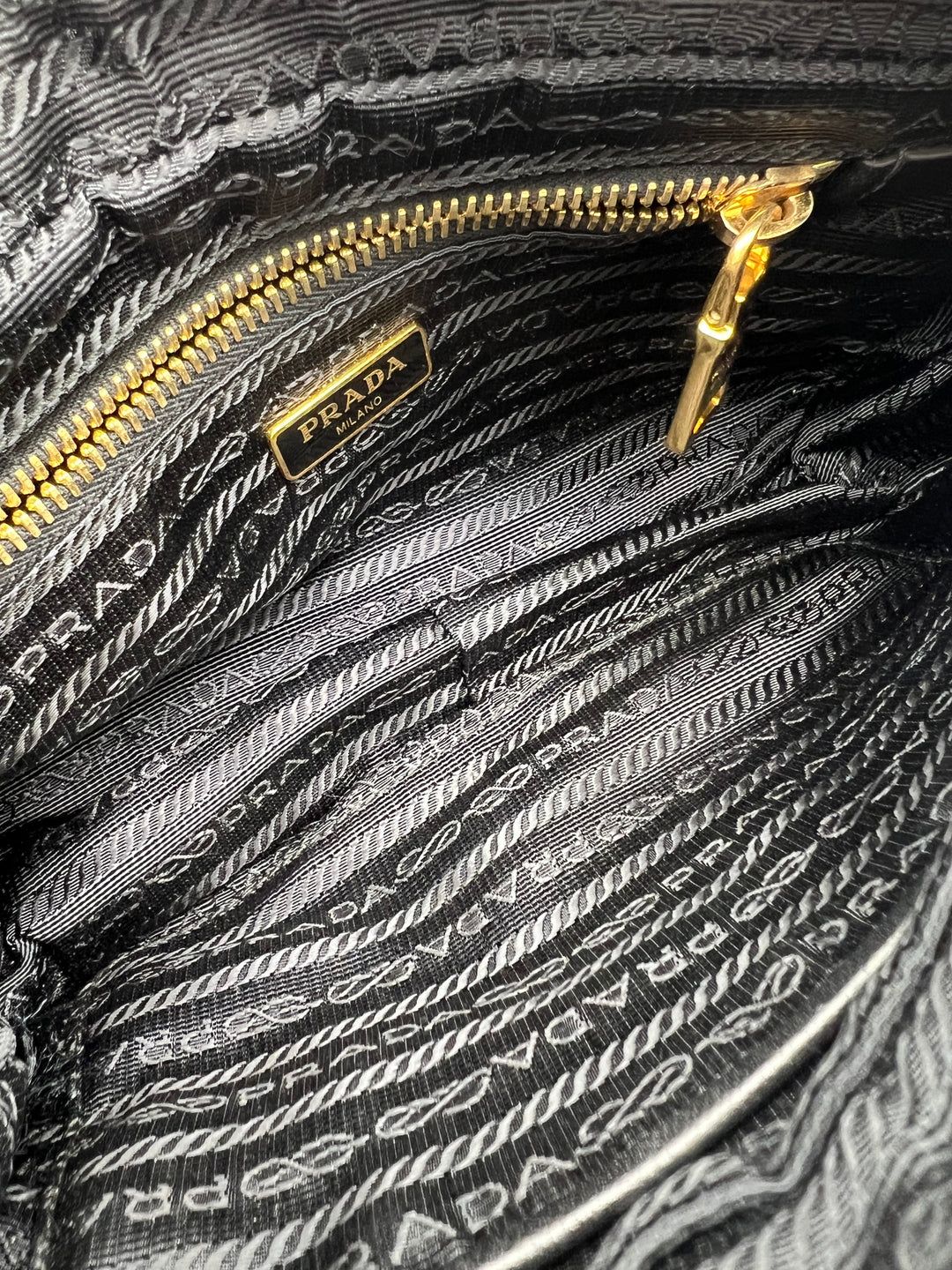 PRADA NYLON AND SAFFIANO CAMERA BAG