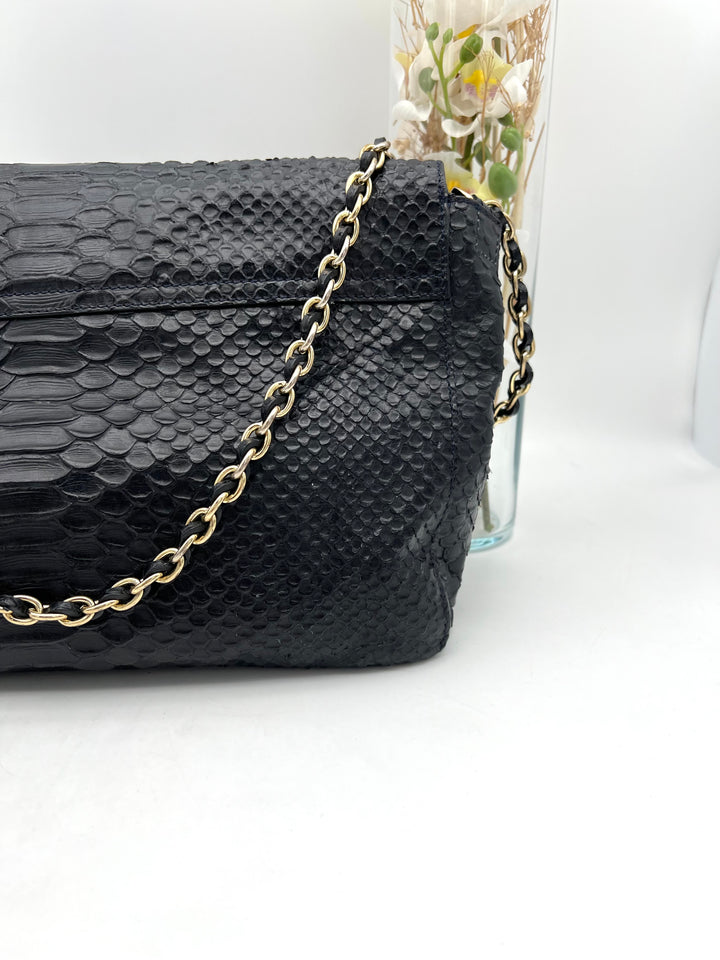 MULBERRY LILY PHYTHON CHAIN SHOULDER BAG
