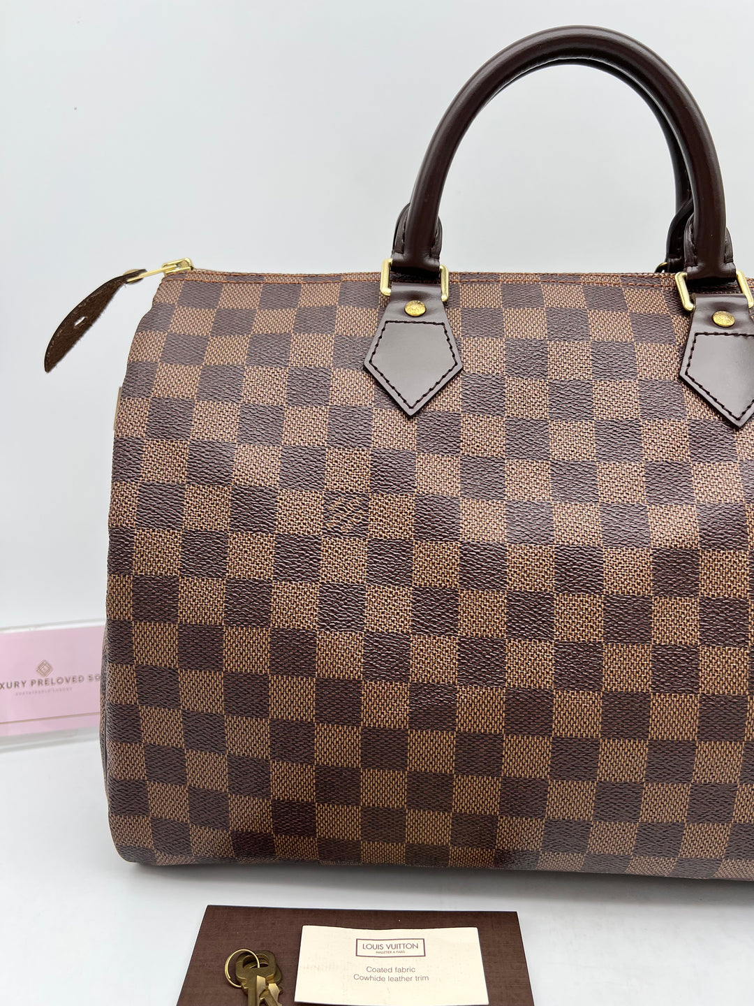 LOUIS VUITTON SPEEDY 35 DAMIER EBENE