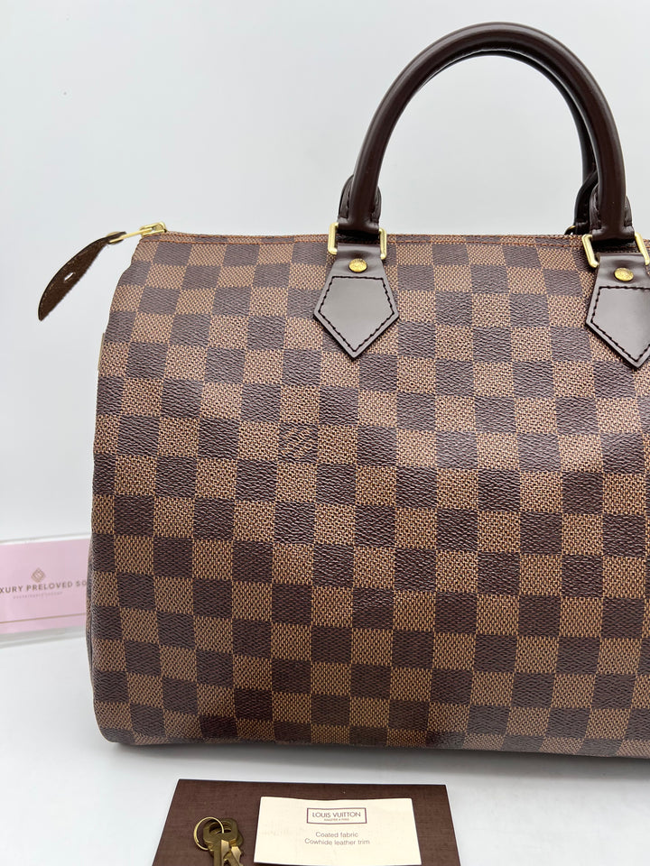 LOUIS VUITTON SPEEDY 35 DAMIER EBENE