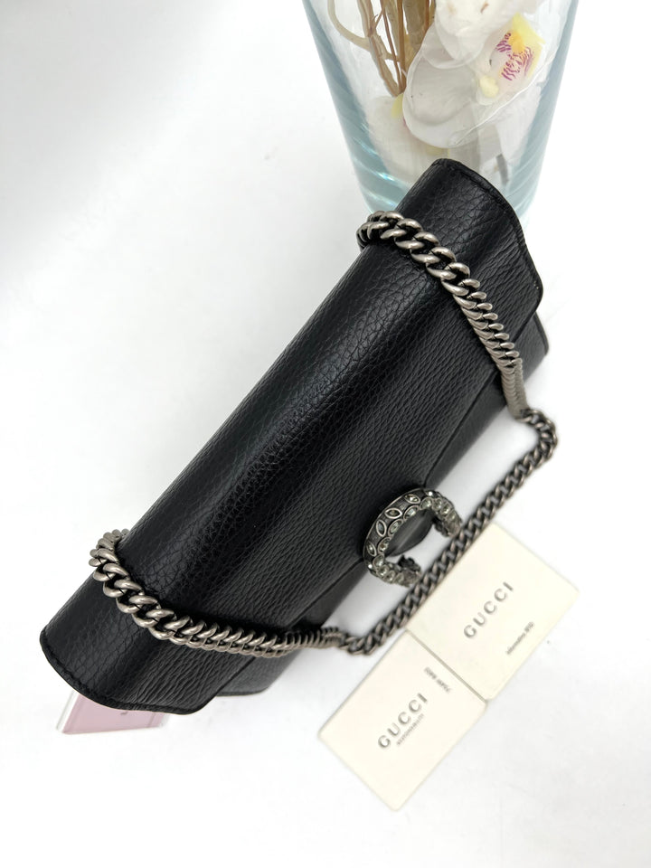 GUCCI DIONYSUS TEXTURED CALF SKIN CRYSTAL WOC
