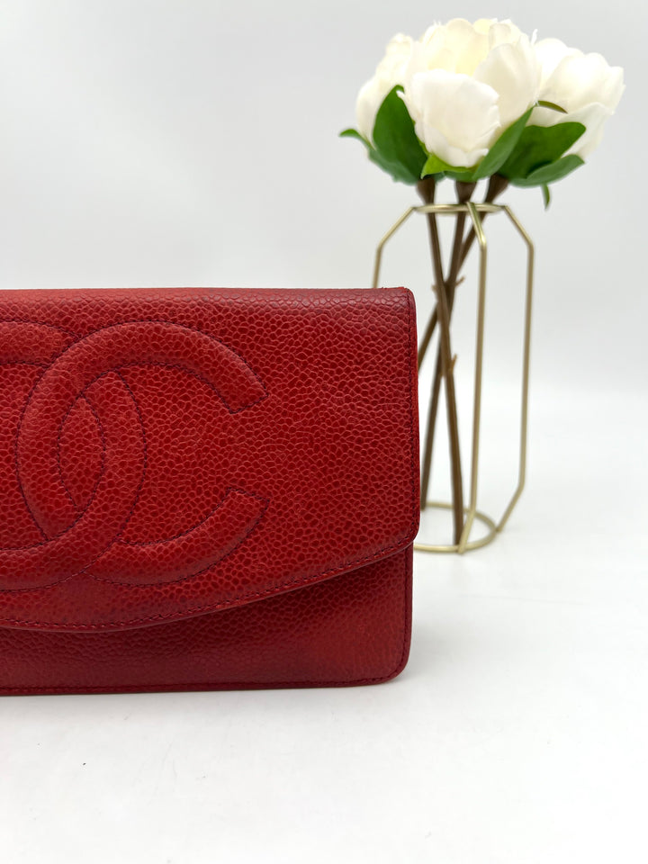 CHANEL CAVIAR TIMELESS CLUTCH