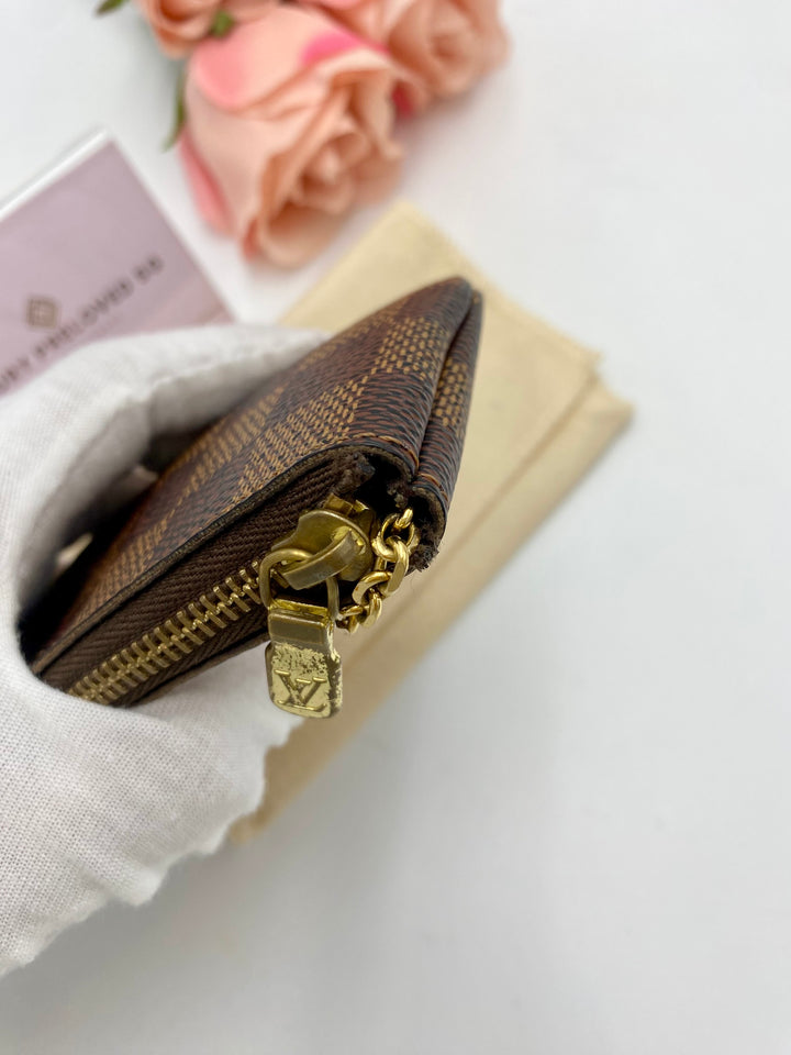 LOUIS VUITTON DAMIER EBENE KEY CASE