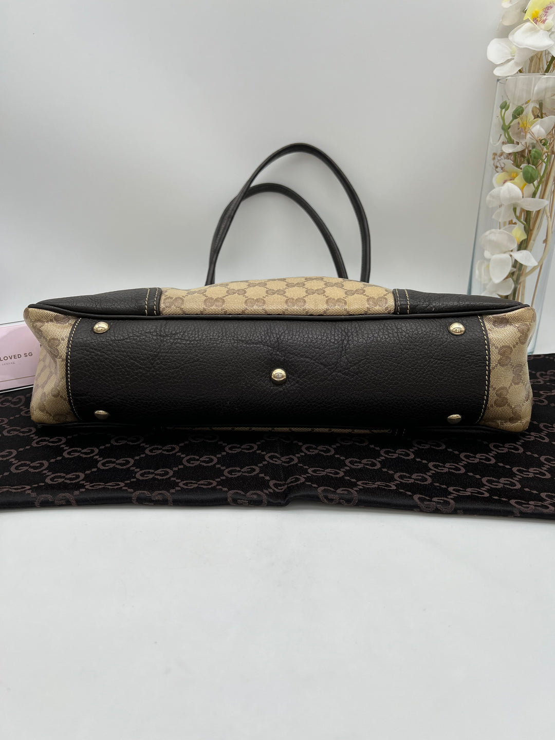 GUCCI GG MONOGRAM TOTE PVC