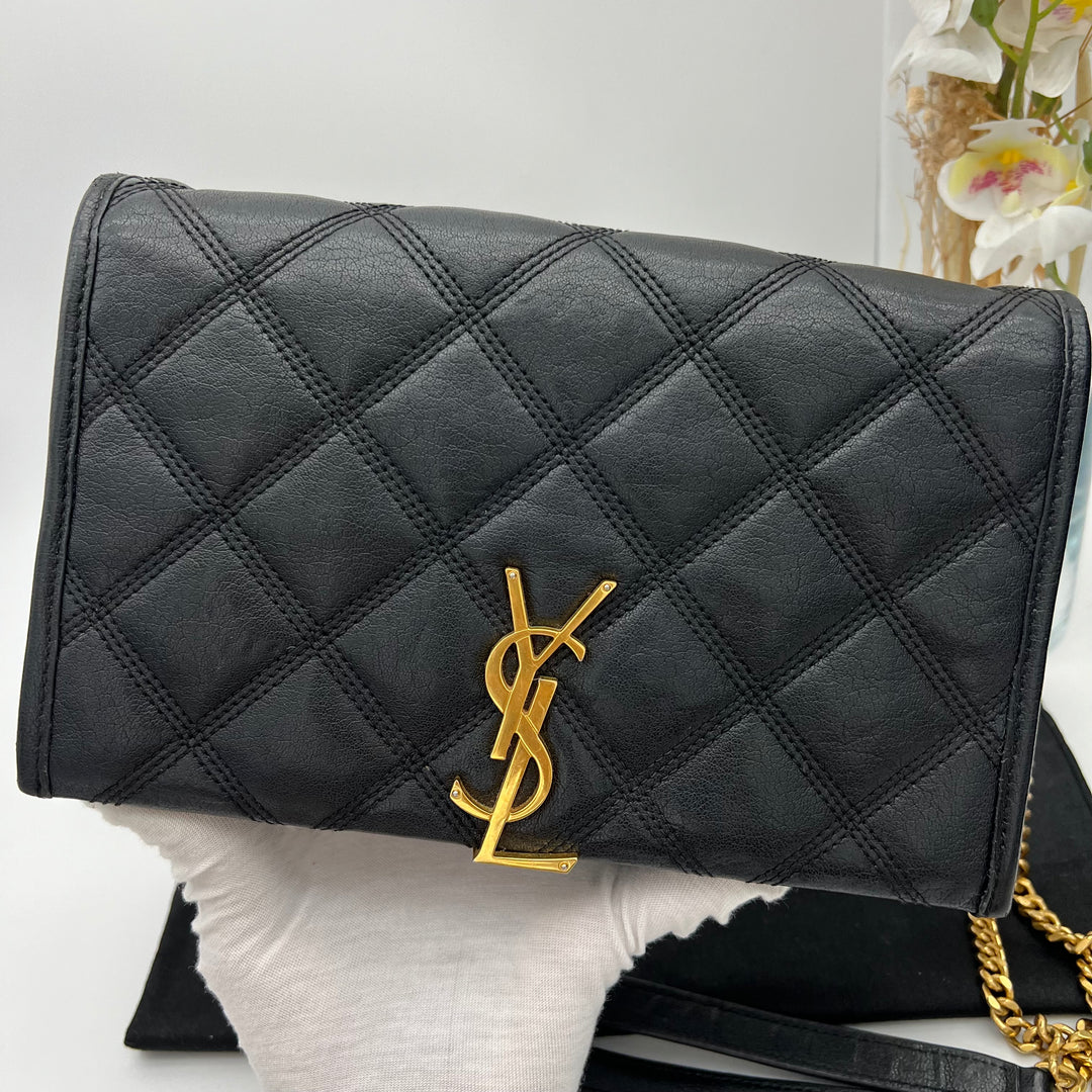 YVES SAINT LAURENT BECKY WALLET ON CHAIN