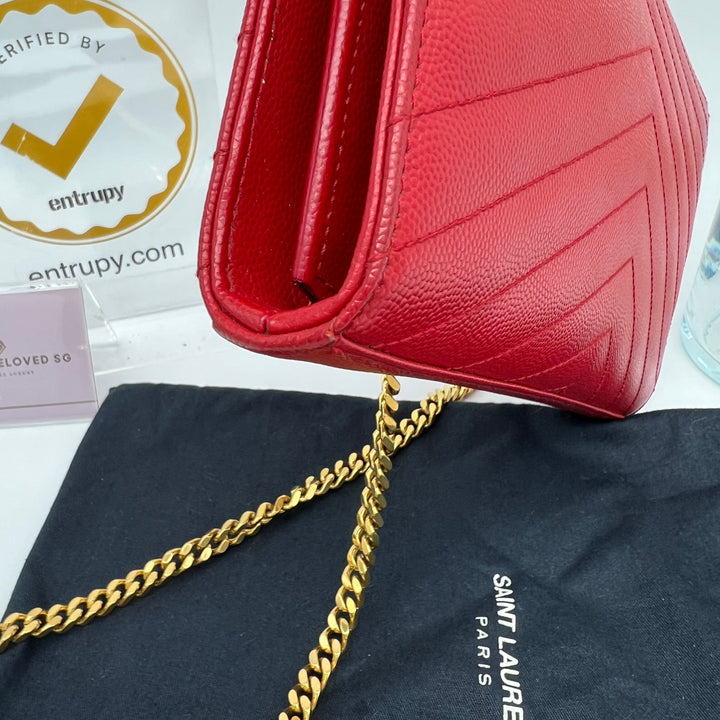 YVES SAINT LAURENT CASSANDRA MONOGRAM WOC