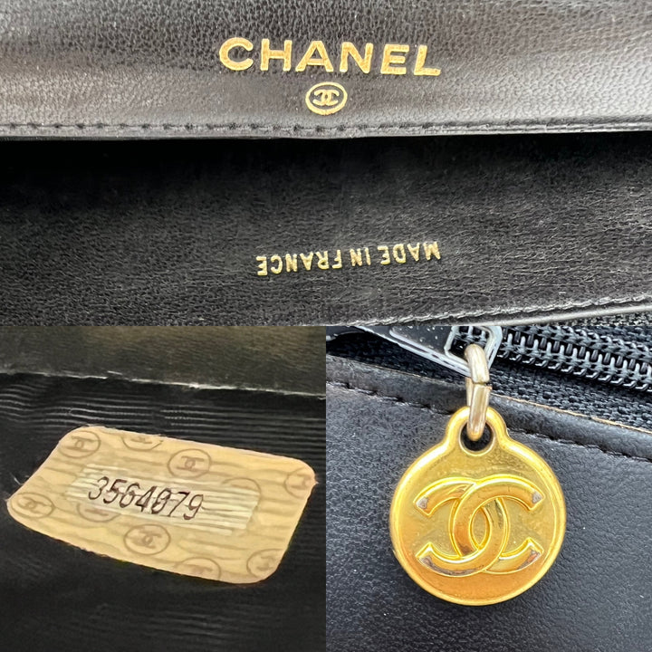 CHANEL LAMBSKIN TIMELESS CLUTCH