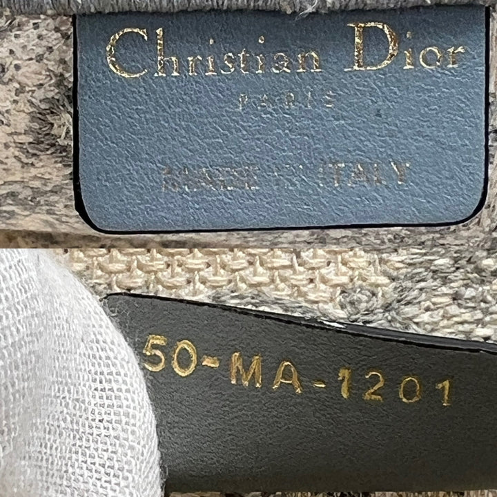 CHRISTIAN DIOR OBLIQUE BOOK TOTE GREY