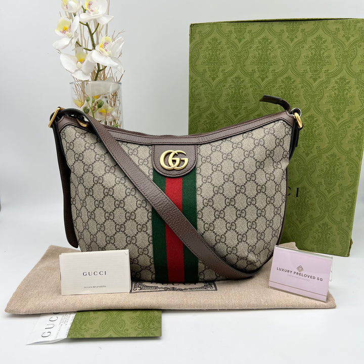 GUCCI PVC OPHIDIA SHOULDER BAG (NEW MODEL)