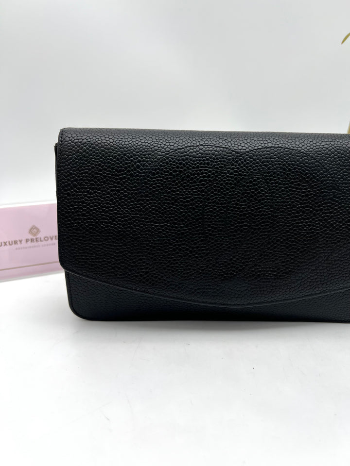 CHANEL CAVIAR TIMELESS CLUTCH