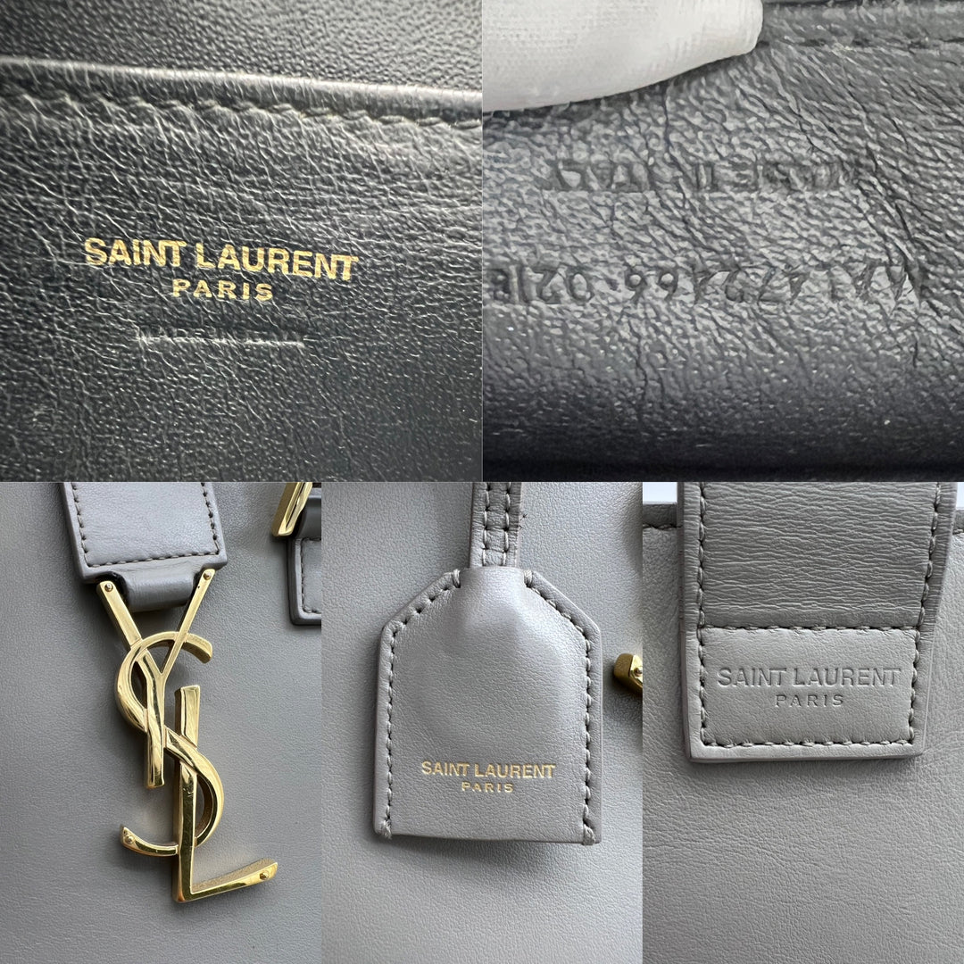 YVES SAINT LAURENT MONOGRAM CABAS BAG