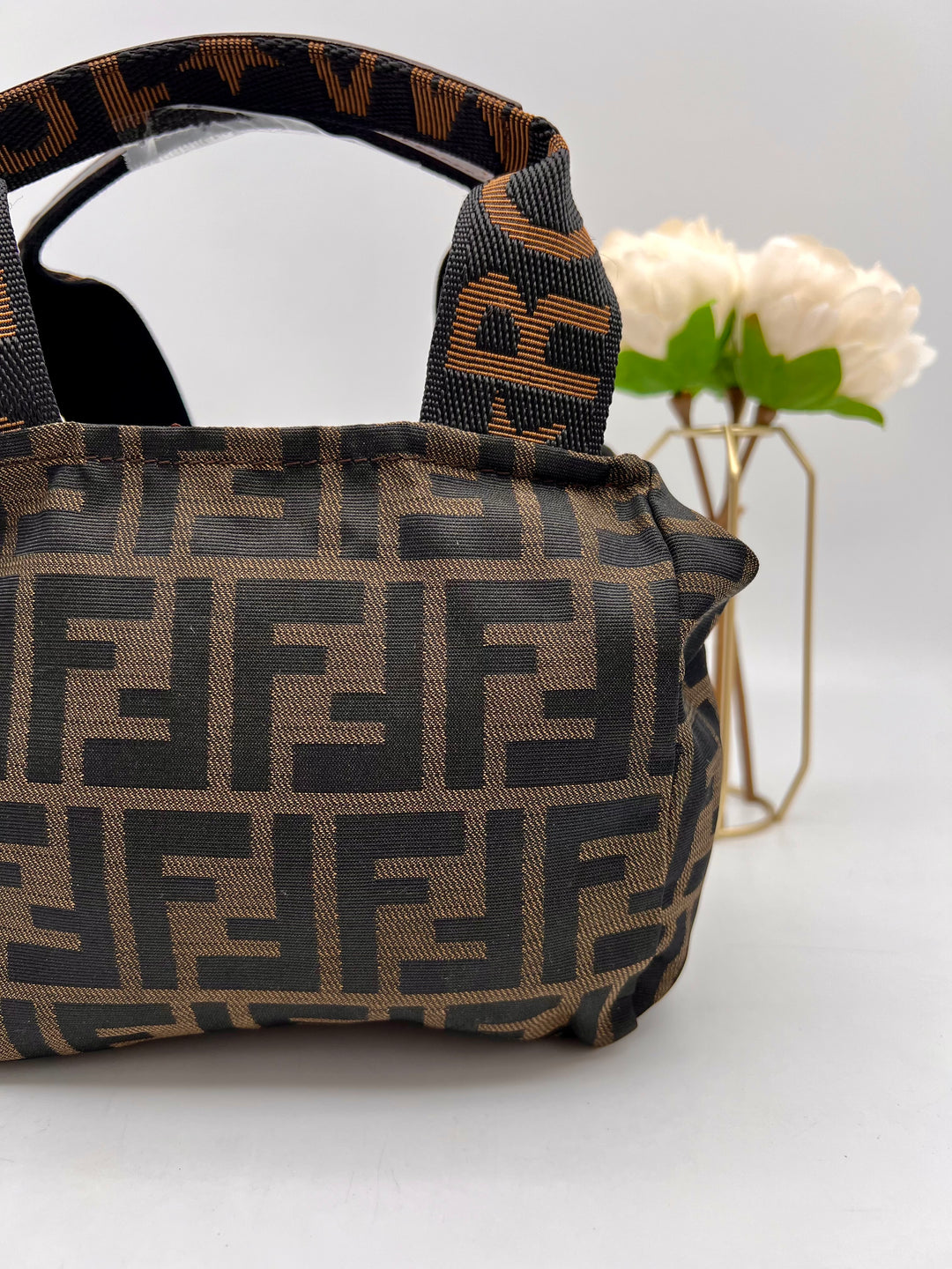 FENDI CANVAS SMAL HANDBAG