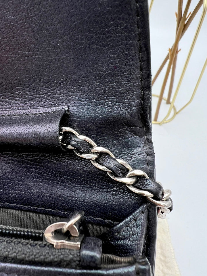 CHANEL BOY WALLET ON CHAIN