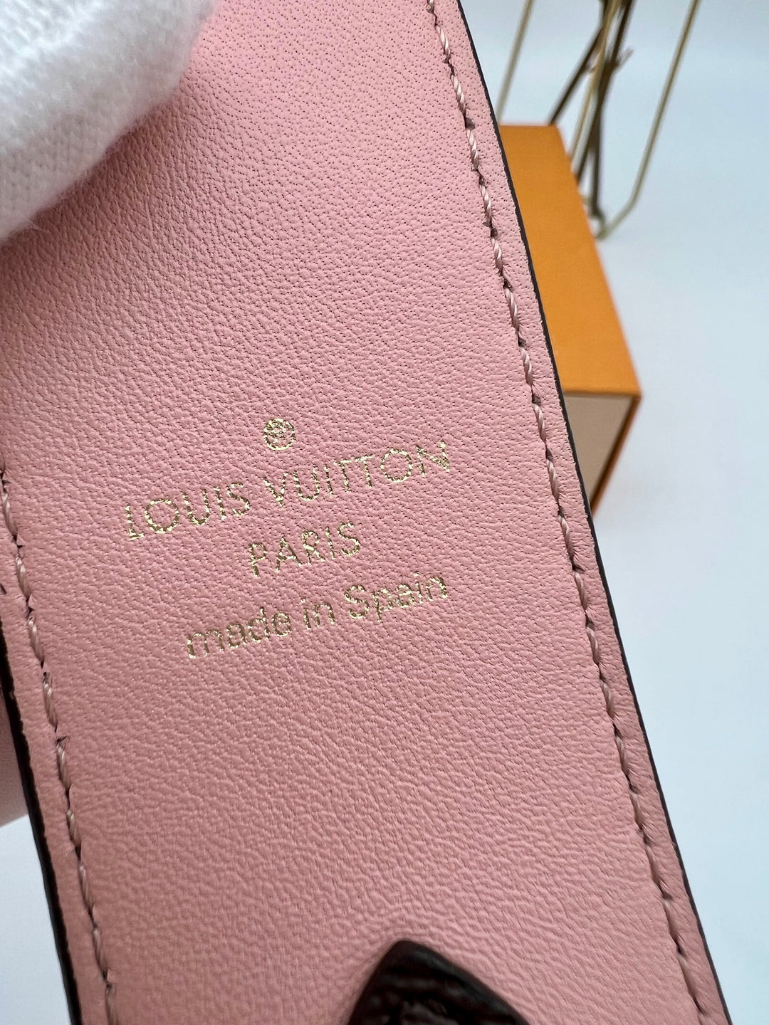 LOUIS VUITTON BANDOULIERE STRAP MONOGRAM REVERSE