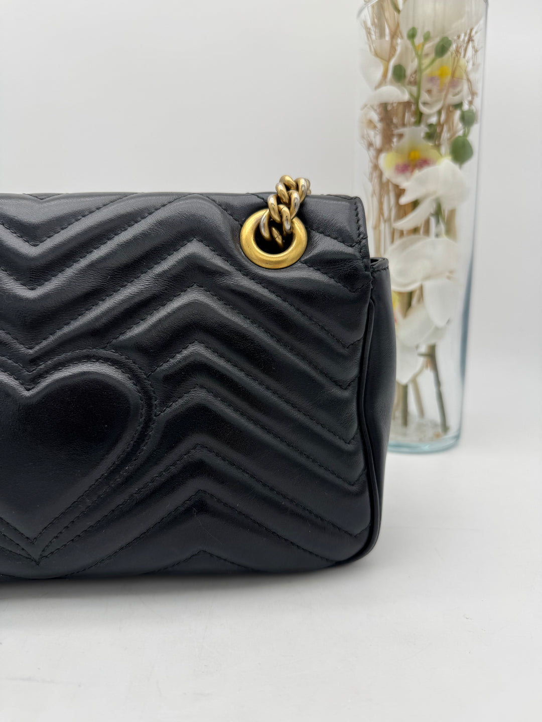 GUCCI MARMONT QUILTED GHW SHOULDER BAG