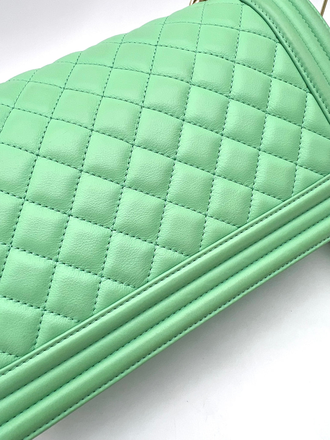 CHANEL LAMBSKIN OLD MEDIUM BOY