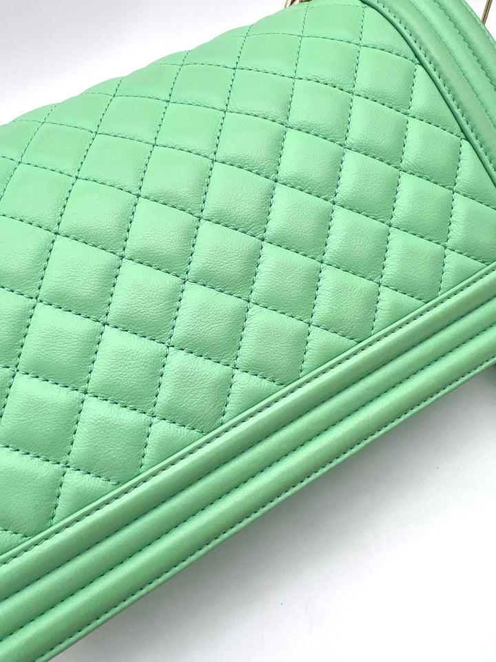 CHANEL LAMBSKIN OLD MEDIUM BOY