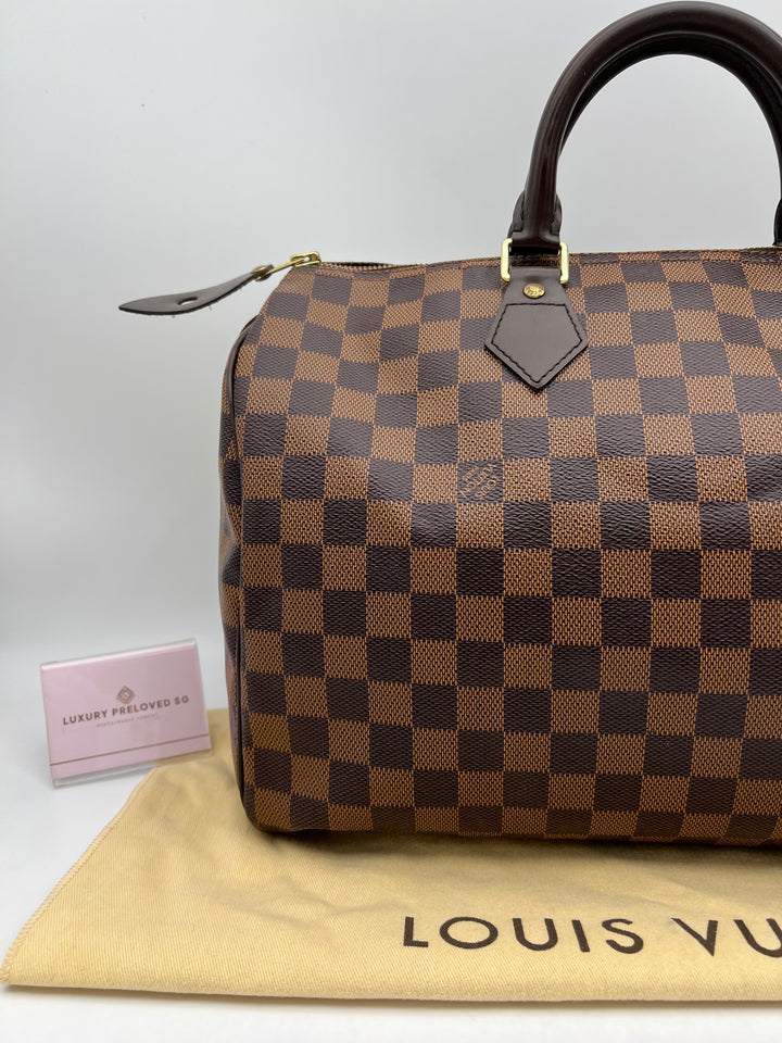 LOUIS VUITTON SPEEDY 35 DAMIER EBENE