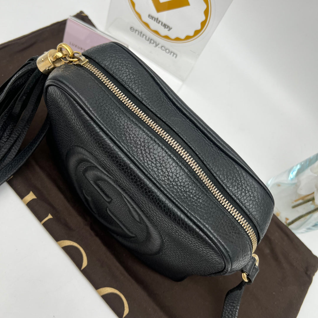 GUCCI DISCO SOHO CROSSBODY BLACK