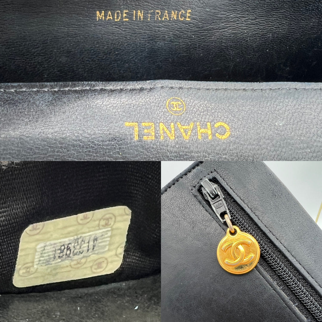 CHANEL LAMBSKIN TIMELESS CLUTCH