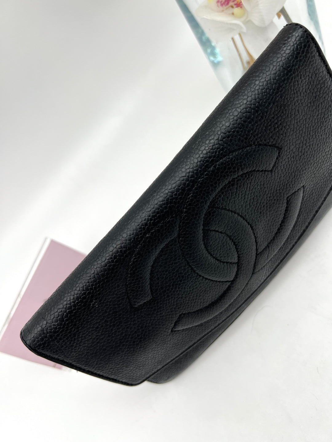 CHANEL LAMBSKIN TIMELESS CLUTCH
