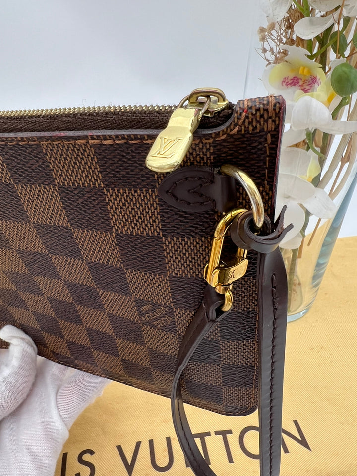 LOUIS VUITTON NEVERFULL MM DAMIER W/ POUCH