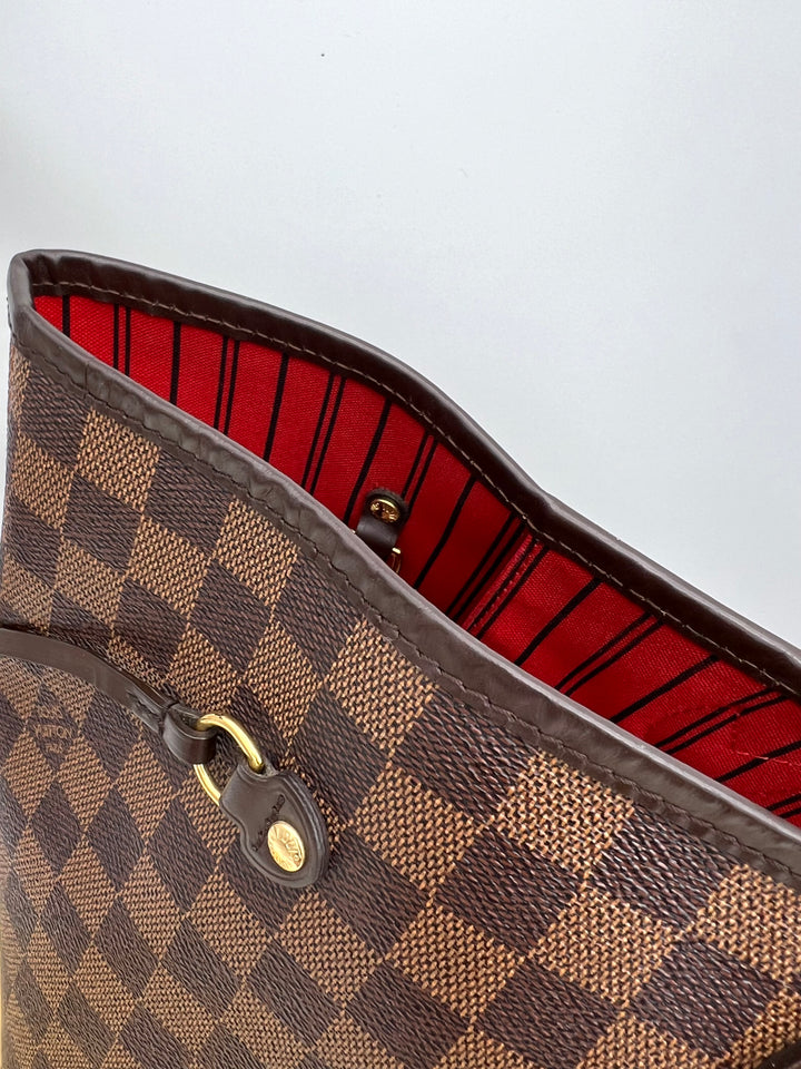 LOUIS VUITTON NEVERFULL GM DAMIER W/ POUCH