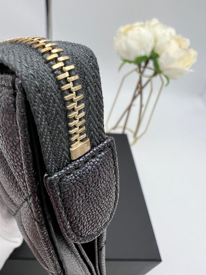 CHANEL CAVIAR CHAIN WRISTLET GHW