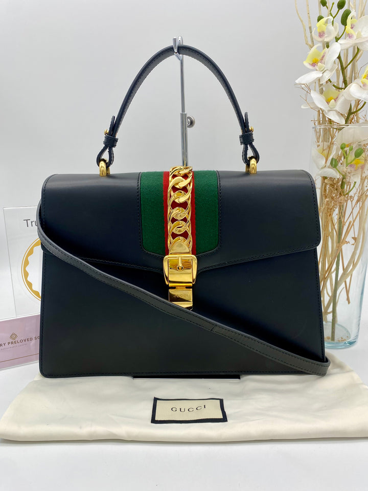 GUCCI MEDIUM SYLVIE SATCHEL