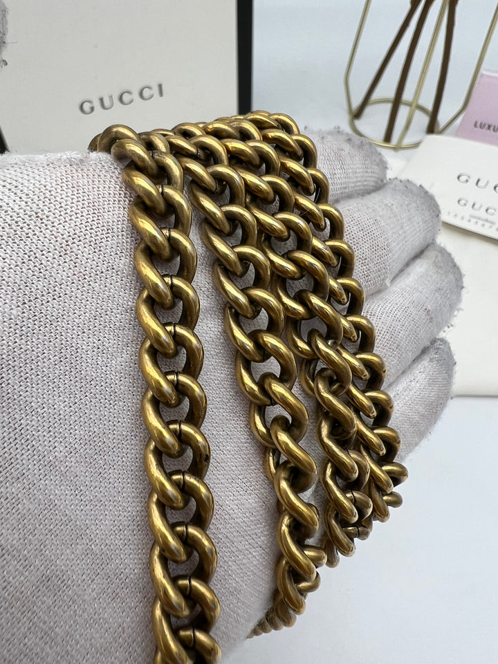 GUCCI GG MARMONT SMALL CHAIN SHOULDER BAG