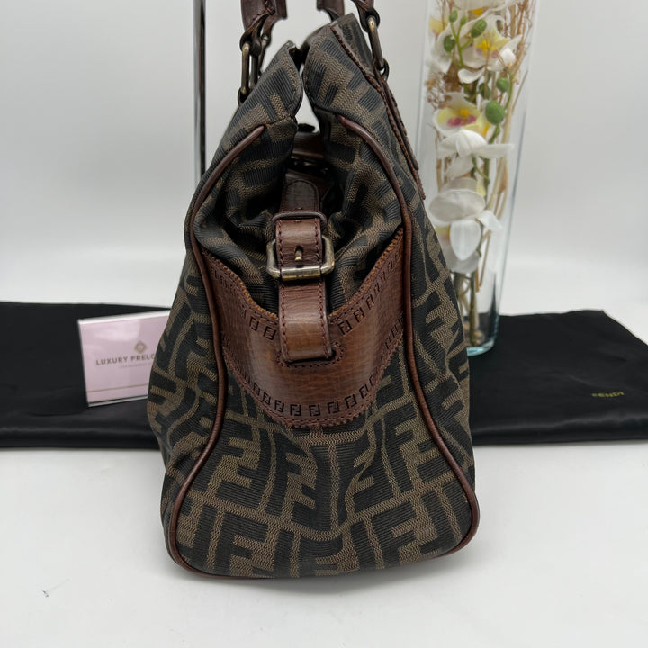 FENDI ZUCCA SHOULDER BAG