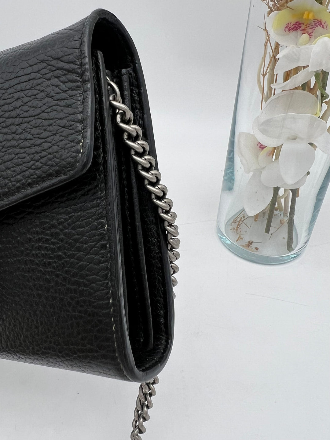 GUCCI DIONYSUS TEXTURED CALF SKIN CRYSTAL WOC