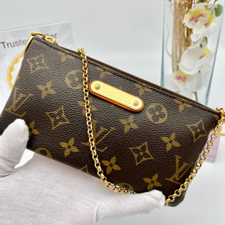 LOUIS VUITTON MILLA MM POCHETTE MONOGRAM