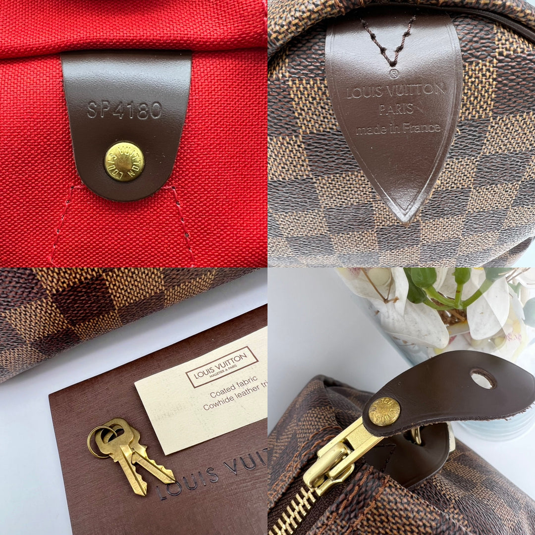 LOUIS VUITTON SPEEDY 35 DAMIER EBENE