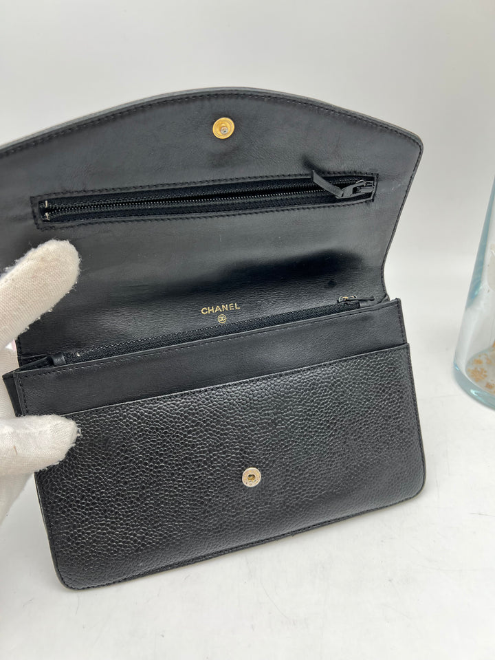 CHANEL LAMBSKIN TIMELESS CLUTCH