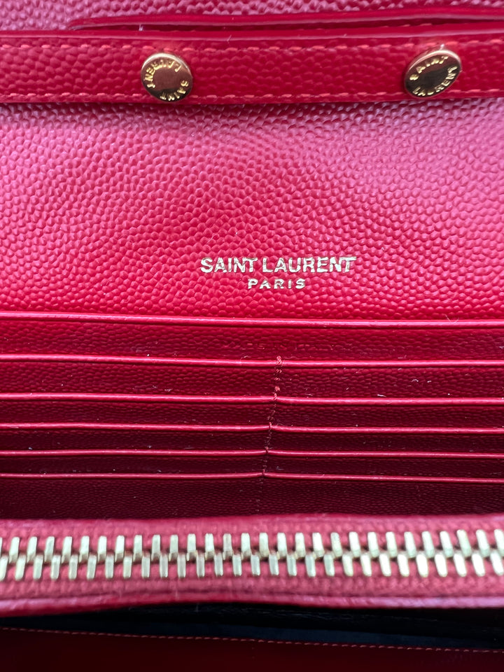 YVES SAINT LAURENT WALLET ON CHAIN