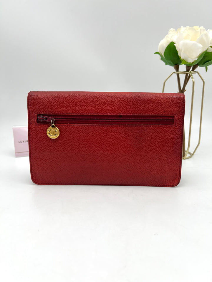 CHANEL CAVIAR TIMELESS CLUTCH