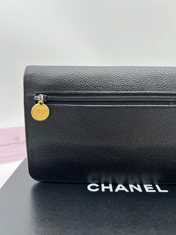 CHANEL CAVIAR TIMELESS CLUTCH