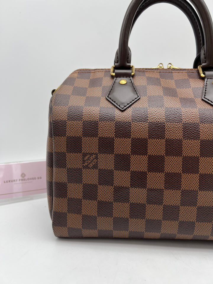 LOUIS VUITTON BANDOULIERE 25 DAMIER EBENE (RFID)