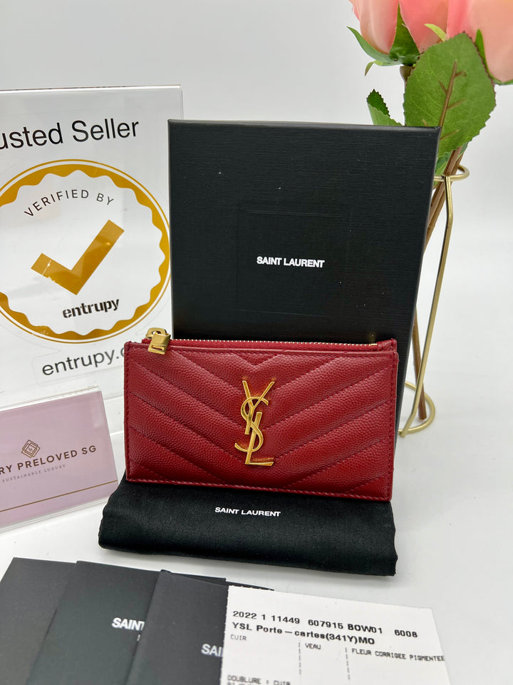 YVES SAINT LAURENT CARD POUCH