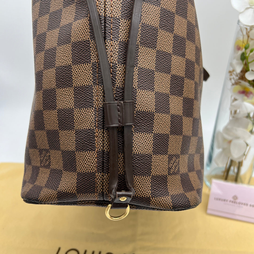 LOUIS VUITTON NEVERFULL MM DAMIER EBENE