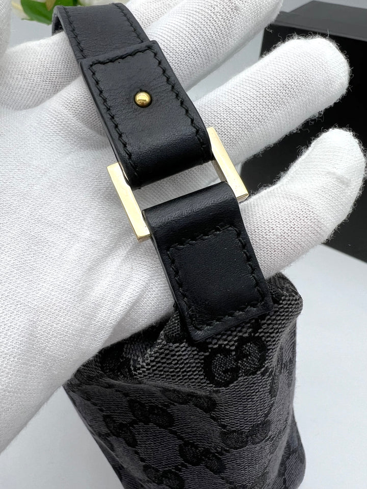 GUCCI GG CANVAS HOBO SMALL BAG